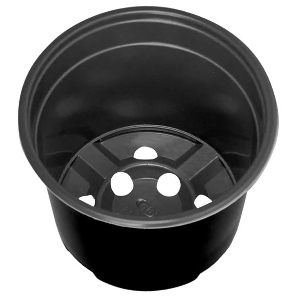 Цветна саксия 200 pcs Черно Ø 15 x 12.5 см Пластмаса