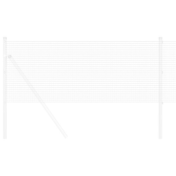 Заварена мрежа ограда Сребрист 0.5 x 50 м