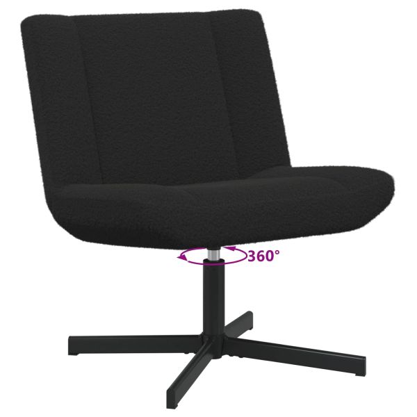 Въртящ се стол Черно 63 x 75 x 76 см Овча