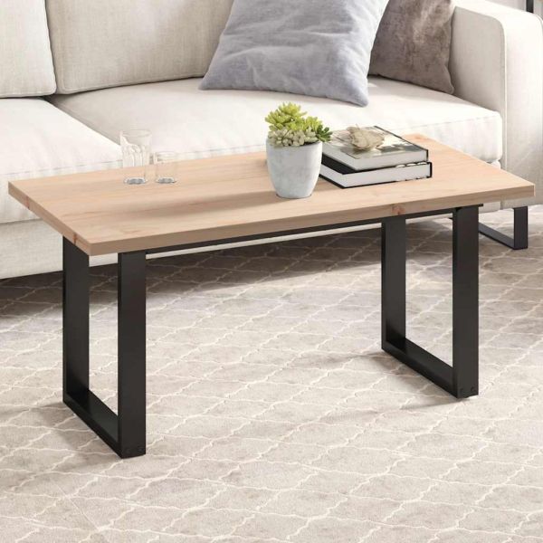 Плот за маса, 100x50x2,5 см, правоъгълен, бор масив