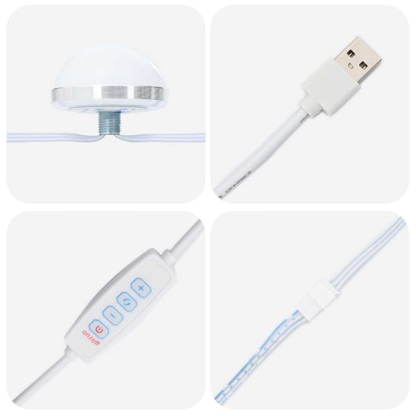 Огледало за грим Правоъгълна Димян дъб 60 x 55 x 18 см