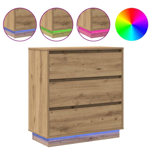 Нощен шкаф с чекмедже Дъб 71 x 34,5 x 75 см Инженерно дърво