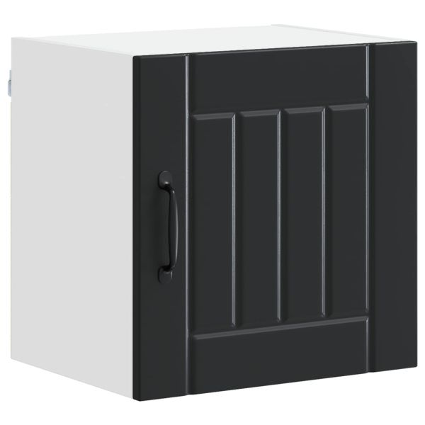 Стенен шкаф Lucca 2 pcs Черно 40 x 31 x 40 см