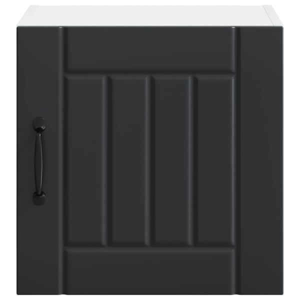 Стенен шкаф Lucca 2 pcs Черно 40 x 31 x 40 см