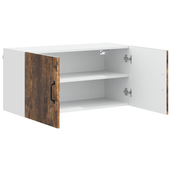 Стенен шкаф Lucca Опушен дъб 80 x 31 x 40 см