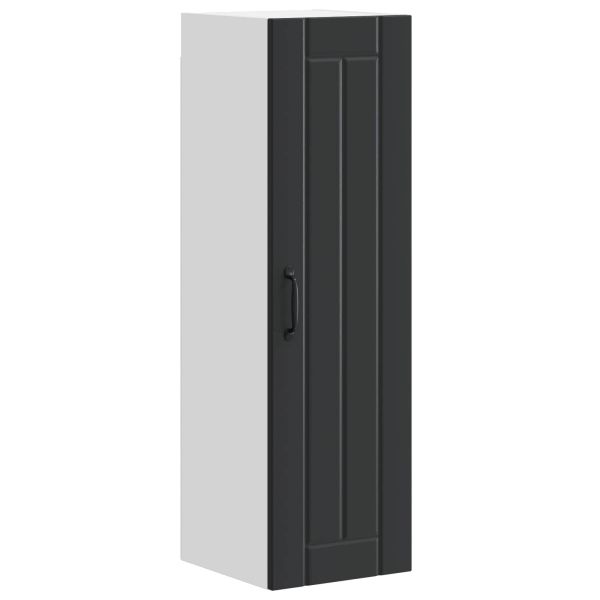 Стенен шкаф LUCCA Черно 30 x 31 x 100 см Инженерна дървесина