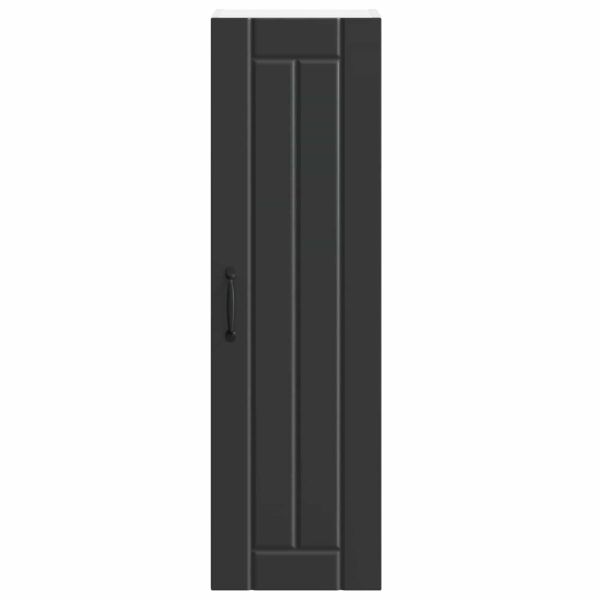 Стенен шкаф LUCCA Черно 30 x 31 x 100 см Инженерна дървесина