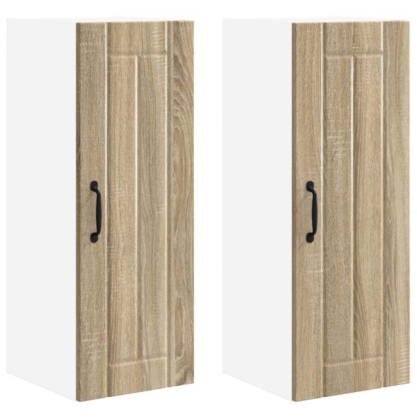 Стенен шкаф LUCCA 2 pcs Дъб сонома 30 x 31 x 80 см
