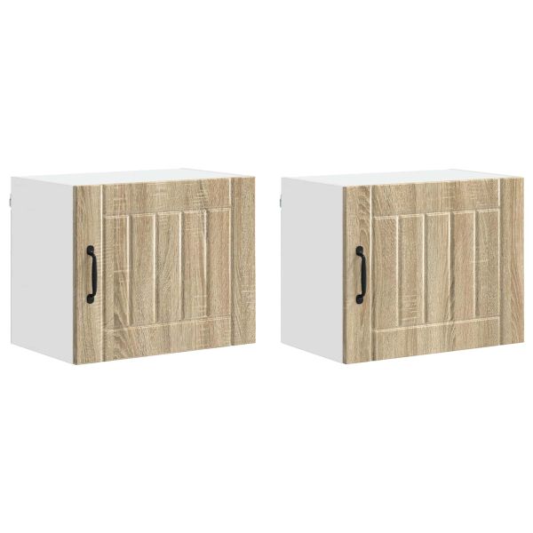 Стенен шкаф LUCCA 2 pcs Дъб сонома 50 x 31 x 40 см