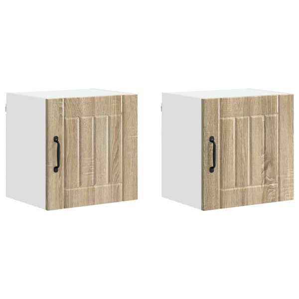 Стенен шкаф LUCCA 2 pcs Дъб сонома 40 x 31 x 40 см