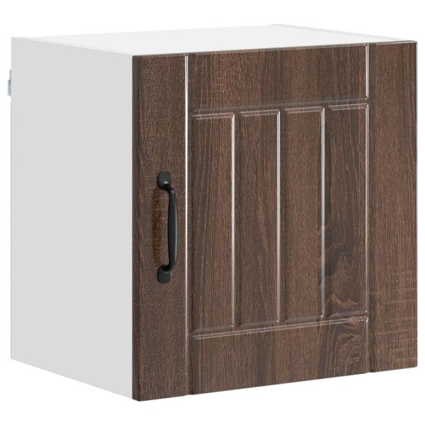 Стенен шкаф LUCCA 2 pcs Кафяв дъб 40 x 31 x 40 см