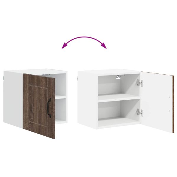 Стенен шкаф LUCCA 2 pcs Кафяв дъб 40 x 31 x 40 см