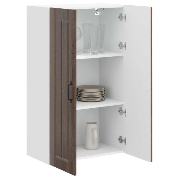 Стенен шкаф LUCCA Кафяв дъб 60 x 31 x 100 см