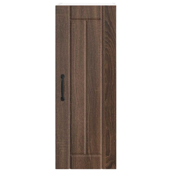 Стенен шкаф LUCCA 2 pcs Кафяв дъб 30 x 31 x 80 см
