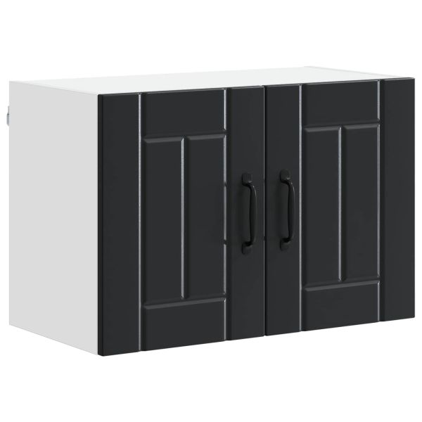 Стенен шкаф Lucca 2 pcs Черно 60 x 31 x 40 см