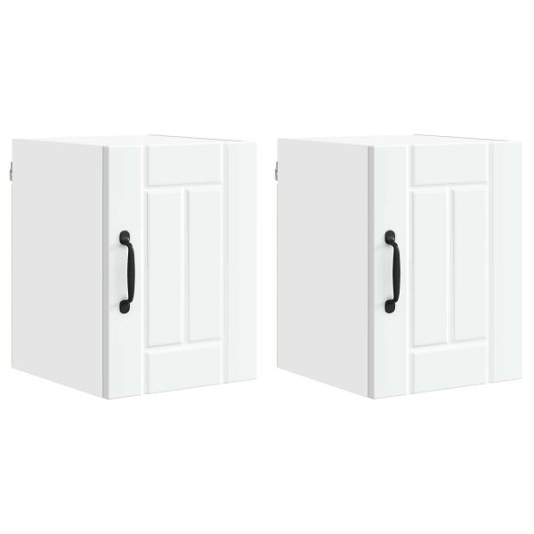 Стенен шкаф LUCCA 2 pcs Бяло 30 x 31 x 40 см