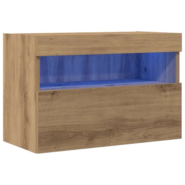 TV стенен шкаф дъб артизан 60 x 30 x 40 см Инженерно дърво