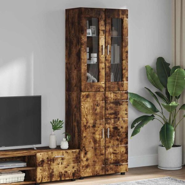 Висок шкаф FLORIN 60 x 35 x 182 см Димян дъб