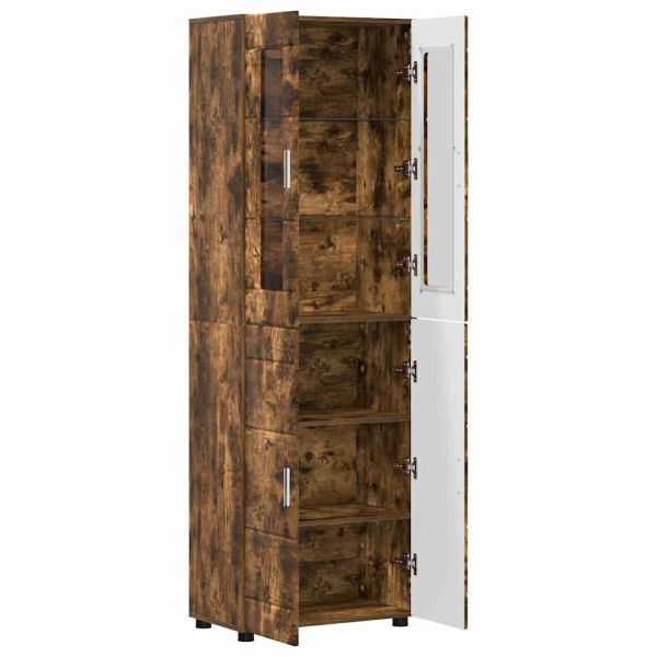 Висок шкаф FLORIN 60 x 35 x 182 см Димян дъб