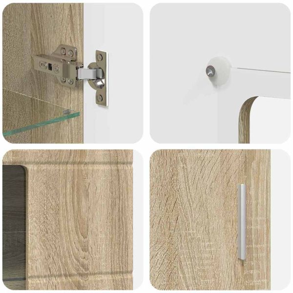 Комплект ТВ шкаф с чекмедже FLORIN Сонома дъб Инженерно дърво