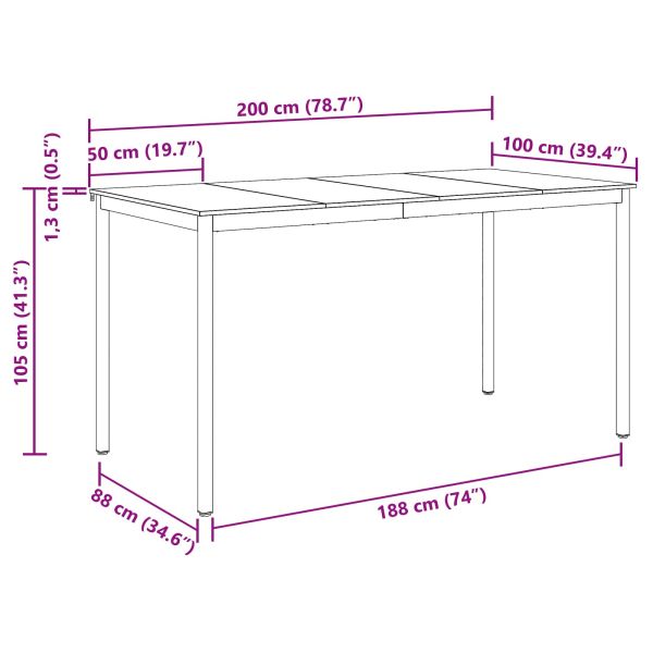 Маса за стоене Инженерно дърво