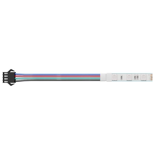 LED лента 2 pcs Черен и бял 1745 мм Мед и пластмаса