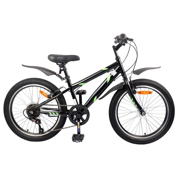 Детски Велосипед 20 инча 6-Speed за 6–11 години Черно