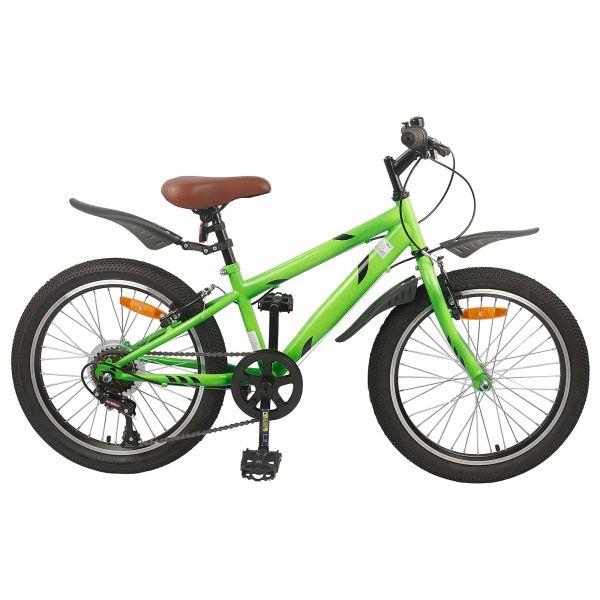 Детски Велосипед 20 инча 6-Speed за 6–11 години Зелен