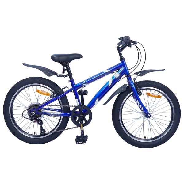 Детски Велосипед 20 инча 6-Speed за 6–11 години Тъмен син