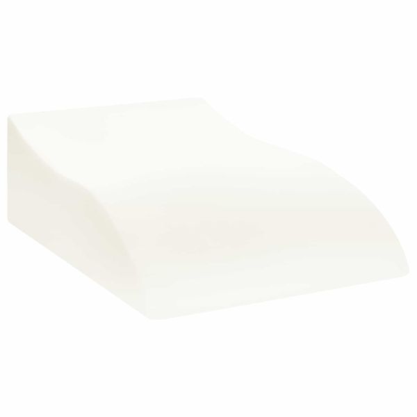 Възглавничка за крака 68 x 40 x 21,5 см PU пяна Бяло