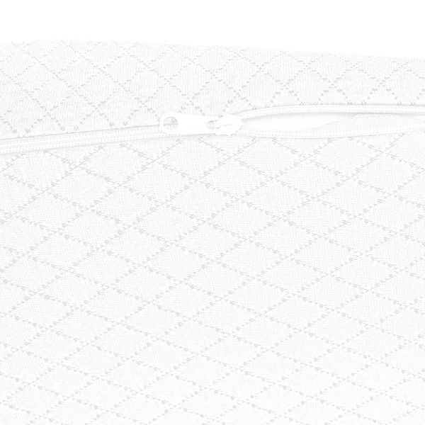 Възглавница за лагер Бяло 69 x 64 x 19 см Мемори пяна