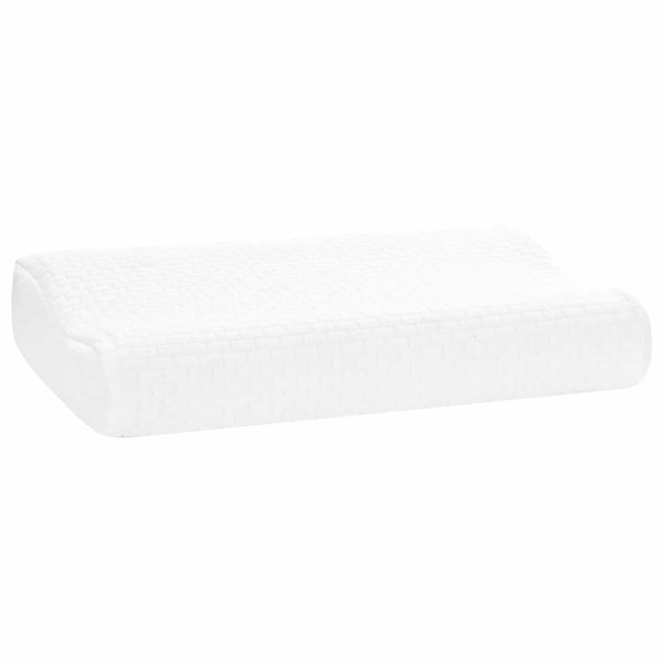 Възглавница за спане Бяло 50 x 30 x 10,5 см Мемори пяна