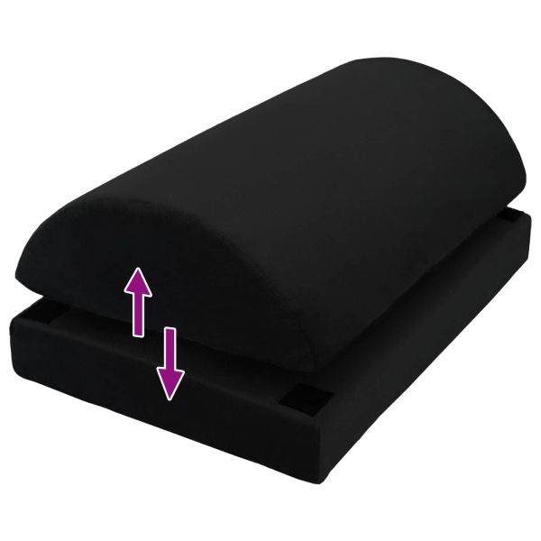 Едноцветен Черно 44 x 29 x 17 см PU пяна