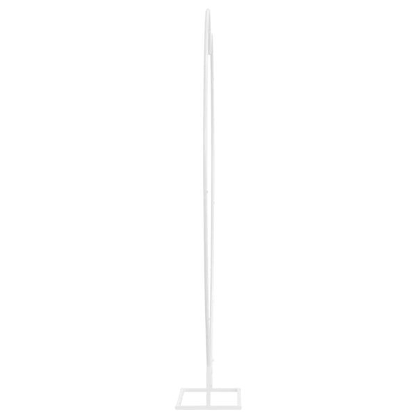 Сватбена арка Бяло 195 x 35 x 211 см Стомана