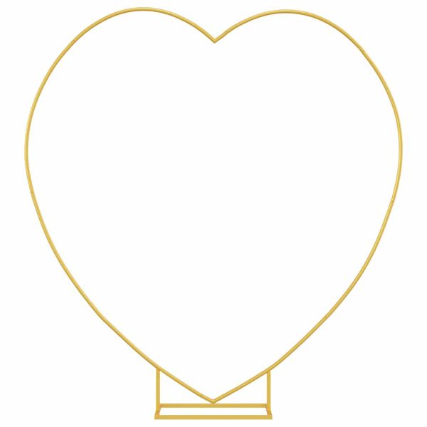 Сватбена арка Златист 195 x 35 x 211 см Стомана