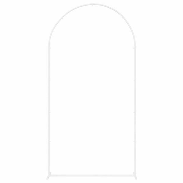 Сватбена арка Бяло 100 x 39 x 200 см Стомана
