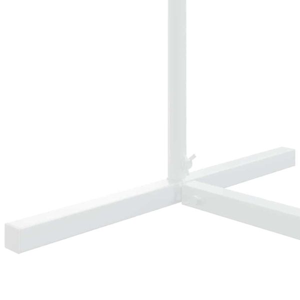 Сватбена арка 3 pcs Бял Стомана