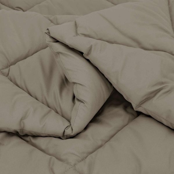 Летен юрган Светлосиво 220 x 140 cm Микрофибър