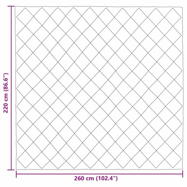 Пълно годишно юрганче Черно 220 x 260 cm Микрофибър