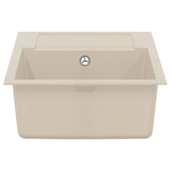 Мивка Бежово 780 x 500 мм 80% Кварц и 20% Смола