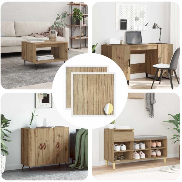 Самозалепваща корица за винтове 2 pcs Дъб Ø 20 x 0,5 мм