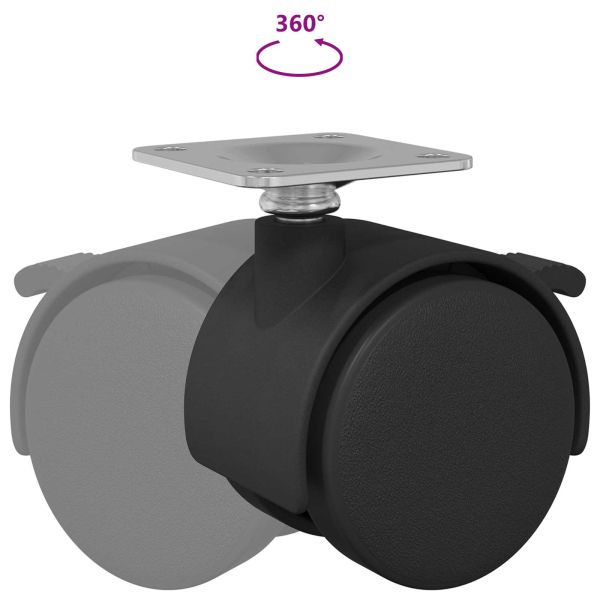 Маневрен елемент 12 pcs Черно 39,5 x 39,5 x 37,8 мм