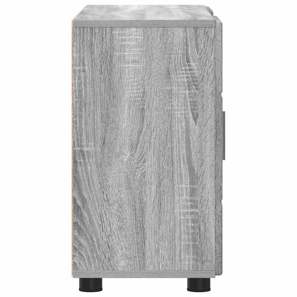 Служебен шкаф с рафт FLORIN Сив Сонома 88,5 x 30,5 x 55,5 см