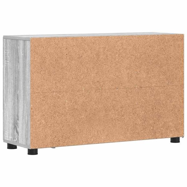 Служебен шкаф с рафт FLORIN Сив Сонома 88,5 x 30,5 x 55,5 см