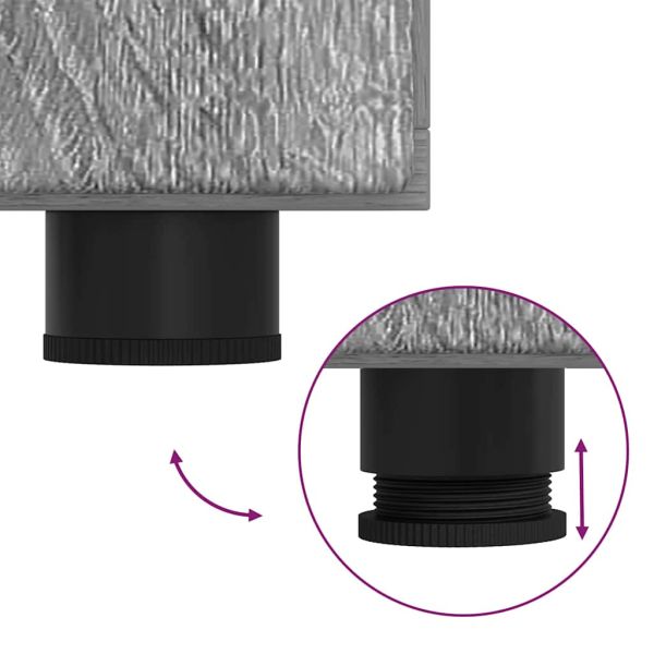 Служебен шкаф с рафт FLORIN Сив Сонома 88,5 x 30,5 x 55,5 см