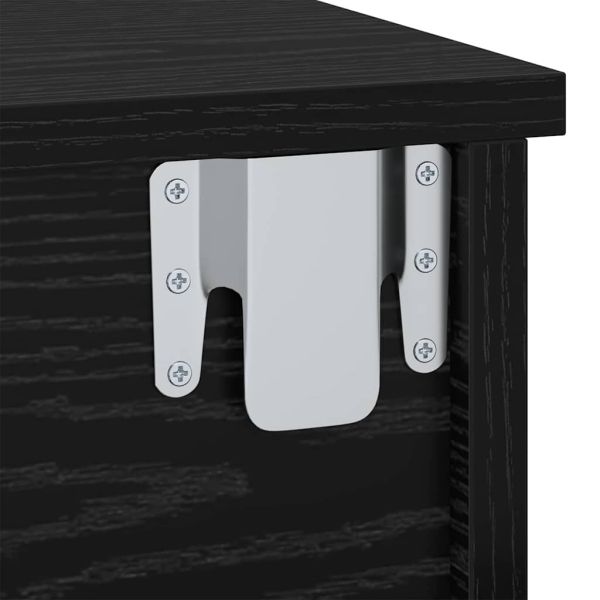 Нощно шкафче Черния дъб 40 x 31 x 15 см Инженерно дърво