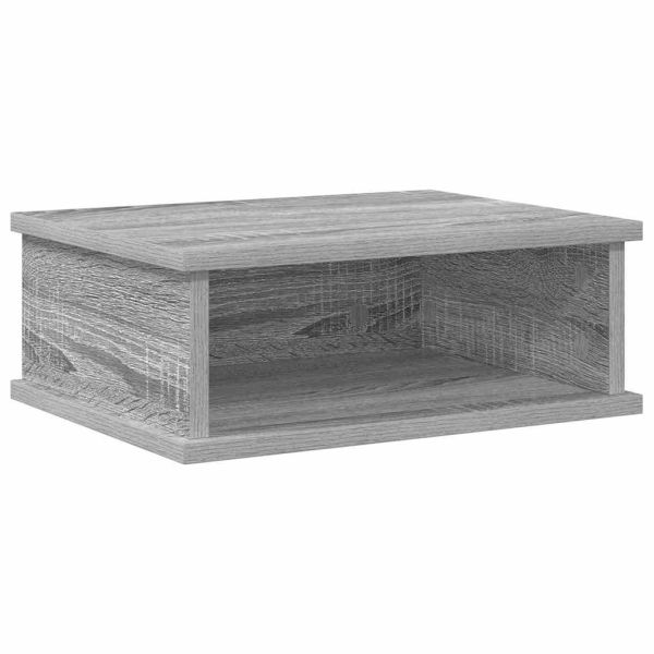 Нощно шкафче 2 pcs Сив Сонома 40 x 31 x 15 см Инженерно дърво
