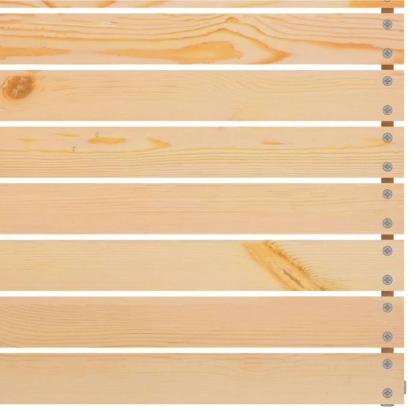 Градински лаундж комплект, 3 части, бор масив