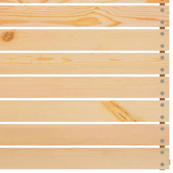 Градински лаундж комплект, 4 части, бор масив