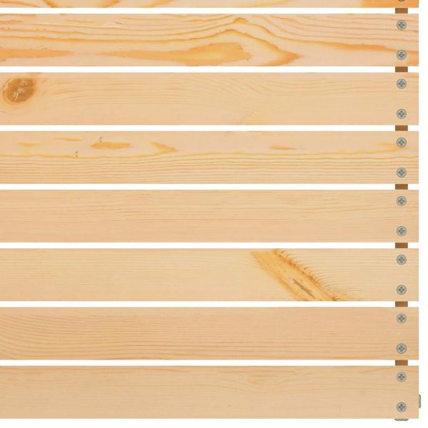 Градински ъглови дивани 2 бр борово дърво масив